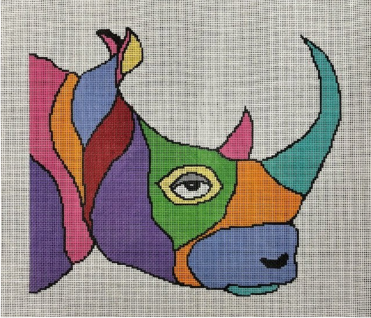 ASIT539 Colorful Rhino