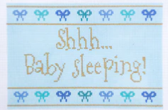 SRD-146B Shh.. Baby Sleeping Blue