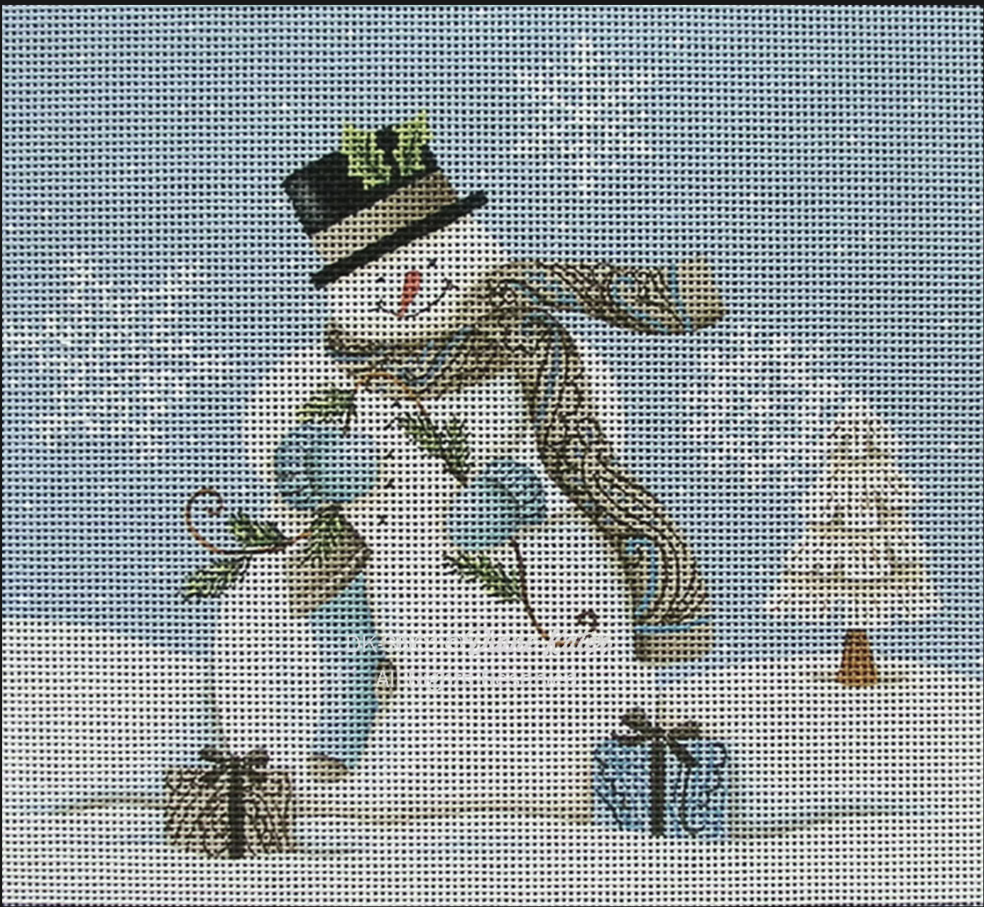 DK-SN01 Paisley + BG Snowman