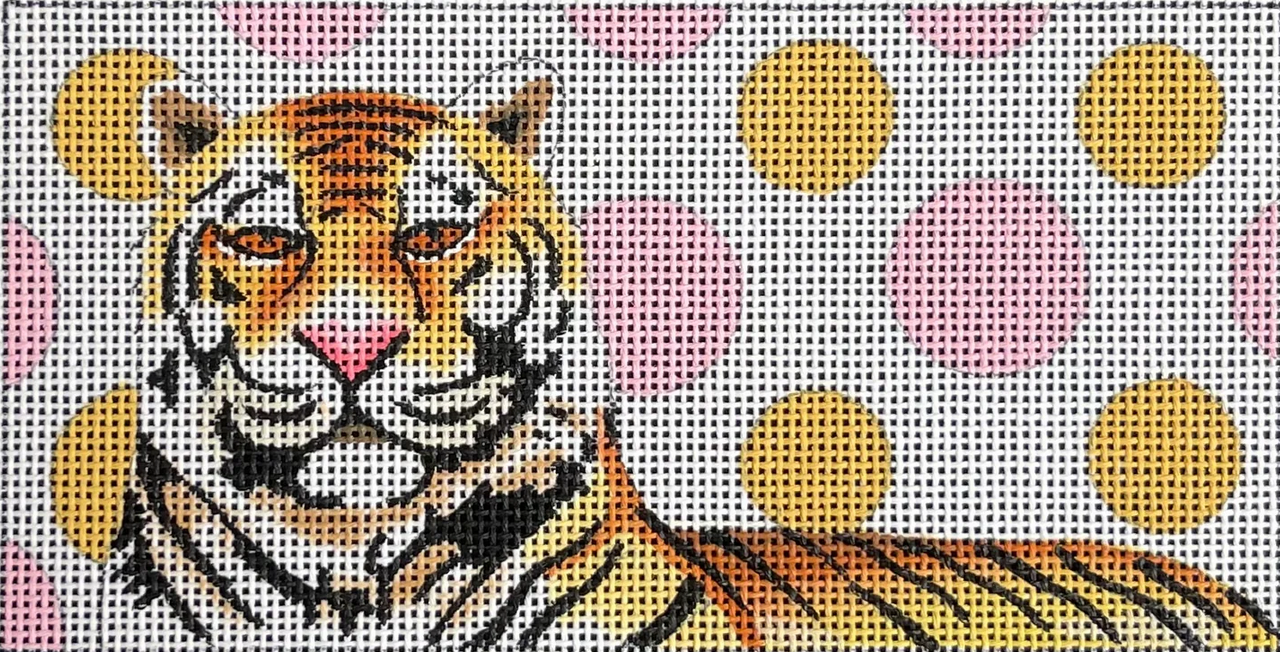 IN580 Tiger on Polka Dots