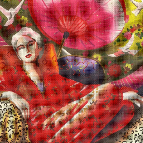 PE110 Woman with Umbrella