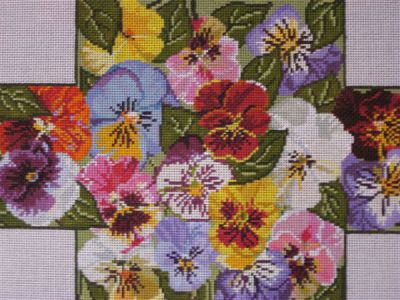 WG11627B Pansy Brick Cover