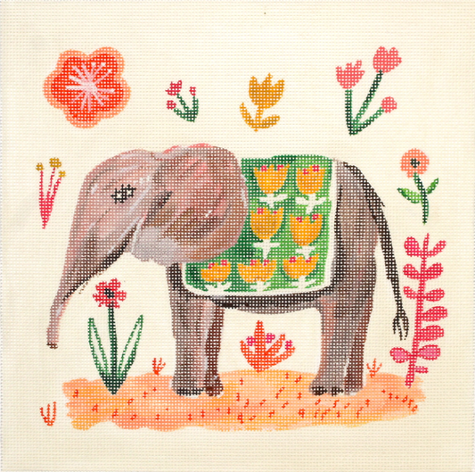 CG-PL-03 Elephant with Green Blanket