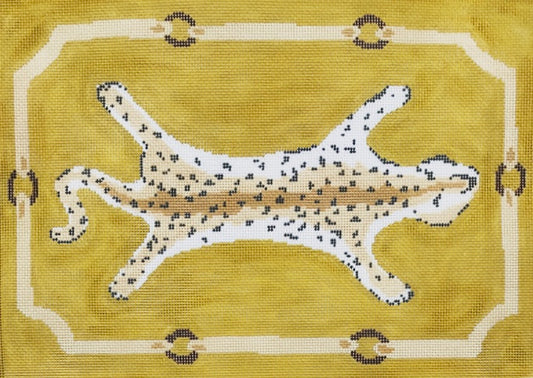 DG-2D-Y Leopard Pillow - Yellow