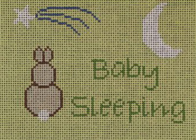 DHG200g Bunny Baby Sleeping - Green