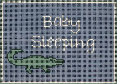 DHG211 Alligator Baby Sleeping