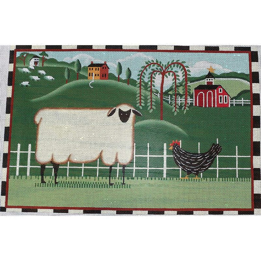 EWE-258 Folk Farm Scene