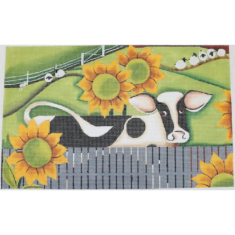 EWE-469 Holstein and Sunflowers