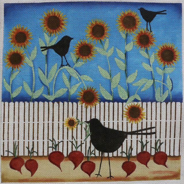 EWE-637 Sunflowers and Crows