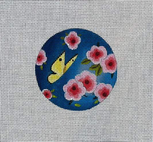 IN305 Butterfly with Cherry Blossoms Insert