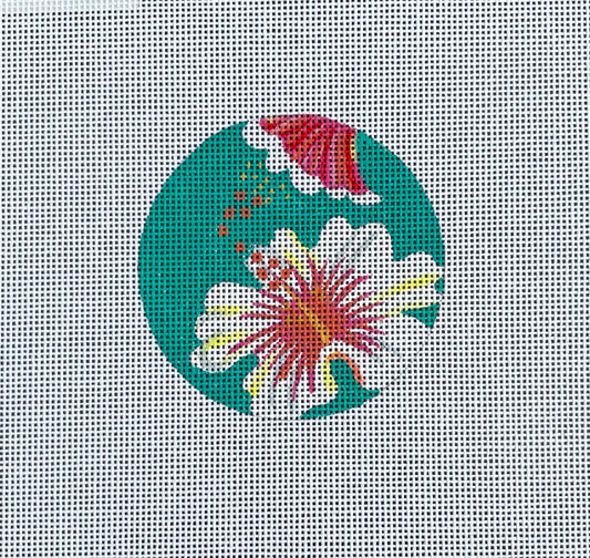 IN317 Tropical White Flowers Insert