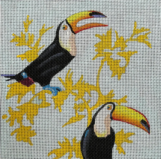 IN663 Toucans on Blue