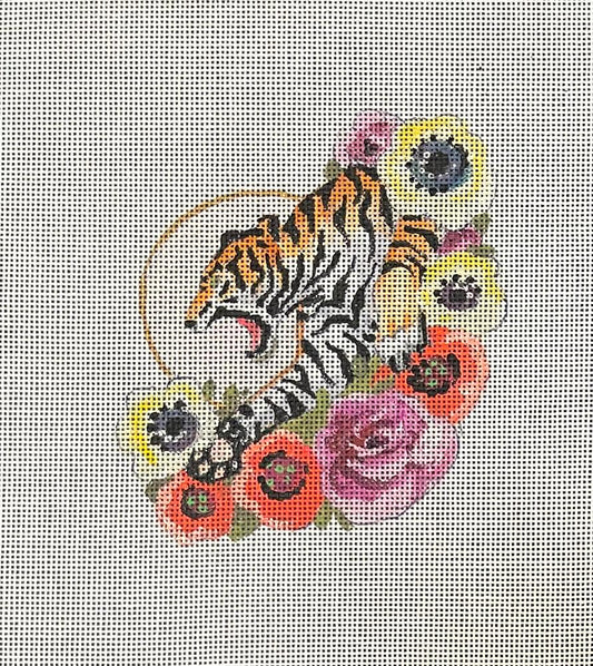 JW502 Floral Tiger Patch