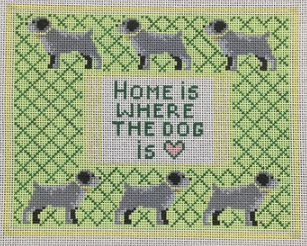 KCD5012 Home Is Where the Dog Is - Lovable Mutt