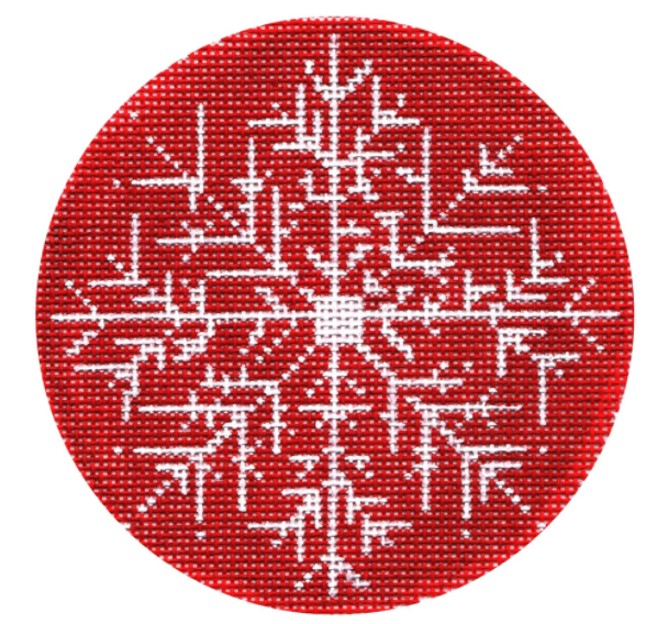 LM-XO48 Snowflake Round - Red