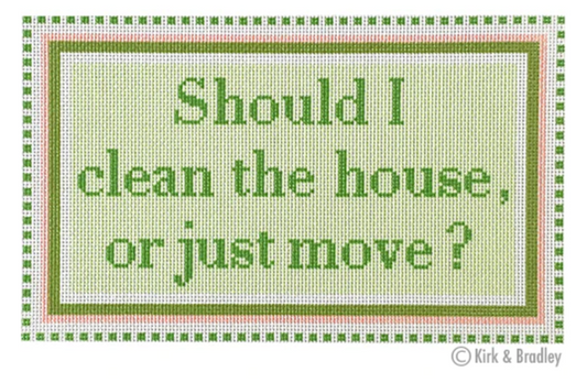 NTG KB149 Should I Clean the House or Just Move? - Green