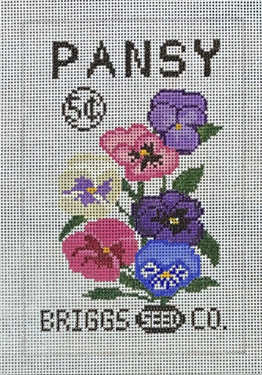 LL-SEED-11 Pansy Seed Packet