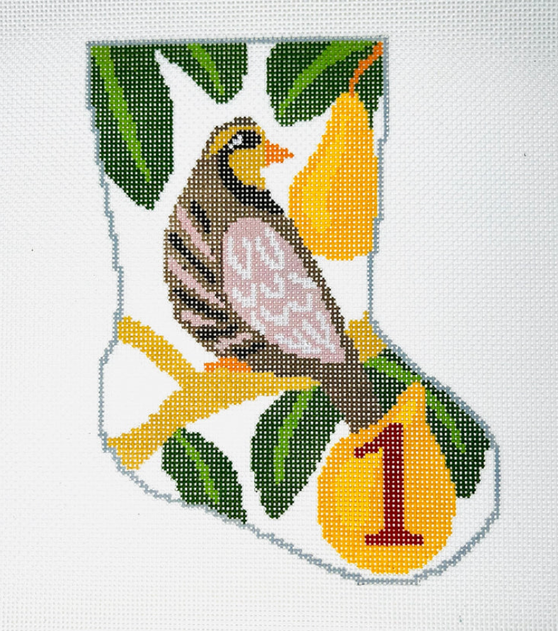 BS35 Partridge in a Pear Tree Mini Stocking