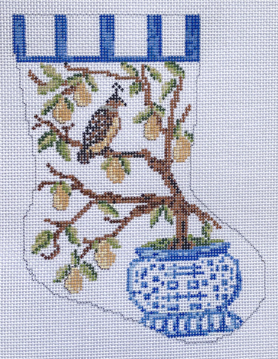 BS15 Partridge in a Pear Tree Mini Stocking