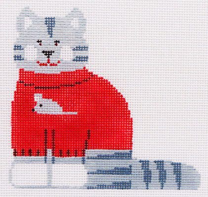 PS101 Gray Tabby Cat Profile