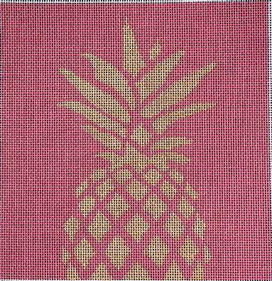 TS070 Pineapple Stencil - Pink
