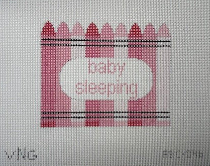 ABC-046 Pink Baby Sleeping Crayons