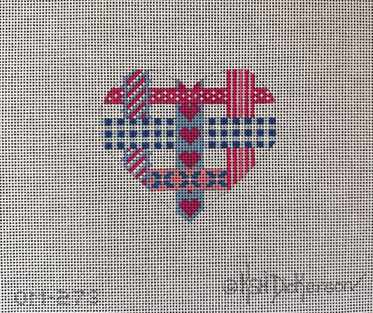 OM-278 Pink And Blue Patchwork