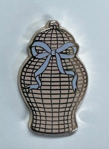 Rattan Ginger Jar Needle Minder