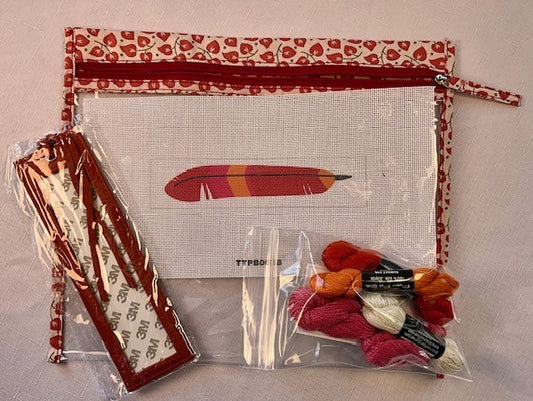 Red Feather Bookmark Kit