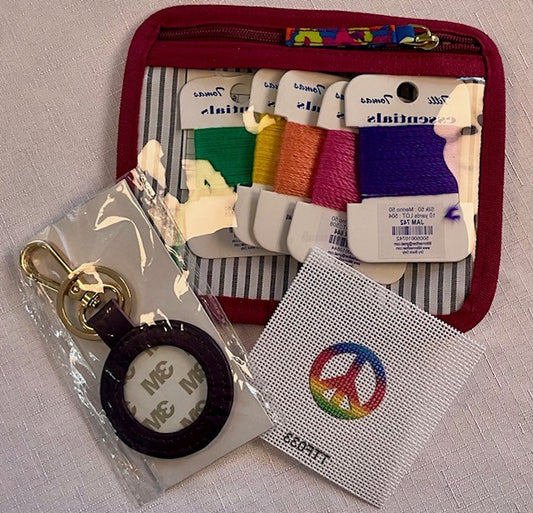 Peace Sign Key Fob Kit