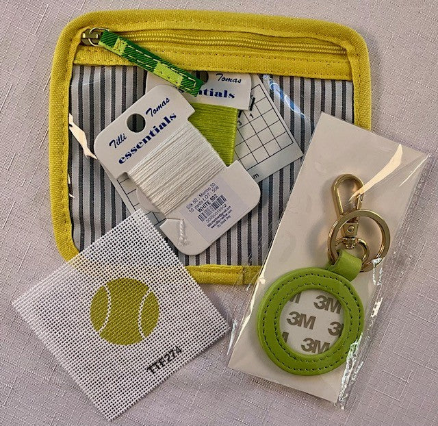 Tennis Ball Key Fob Kit