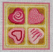 V-04 4 Piece Pink Hearts Box