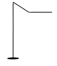 Z Bar Koncept Floor Lamp - White
