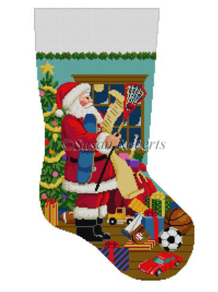 0115 Santa's List - Boys Sports Toys Stocking