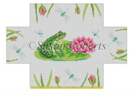 0363 Frog and Dragonflies Brick Cover
