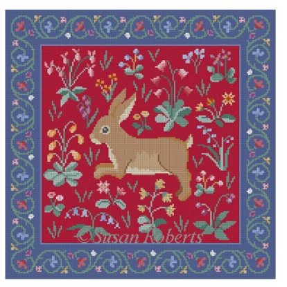 1026r Red Cluny Rabbit