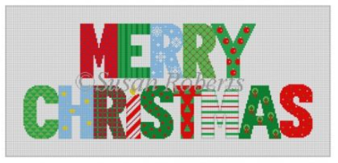 1175 "Merry Christmas" Patchwork