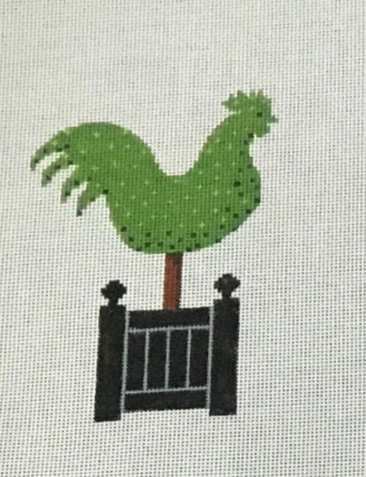 RD070-18 Rooster Topiary