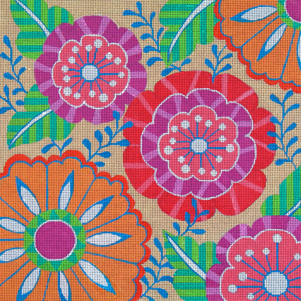 25016 Desert Spokes Floral