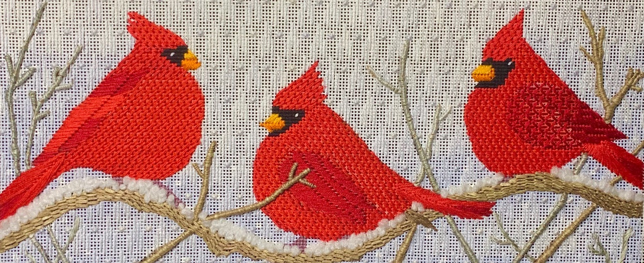 Three Cardinals in the Snow Complete Kit