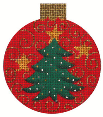 4335 Christmas Tree with Ball Top