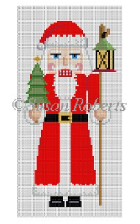 4335 Santa with Lantern and Tree Nutcracker