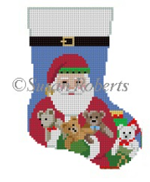 5456 Teddy Santa Mini Stocking