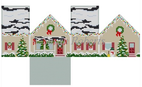 5521 White Christmas 3D Mini House
