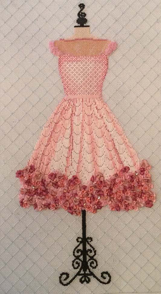 Pink Party Dress Stitch Guide