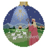7232 Nativity Shepherd with Ball Top