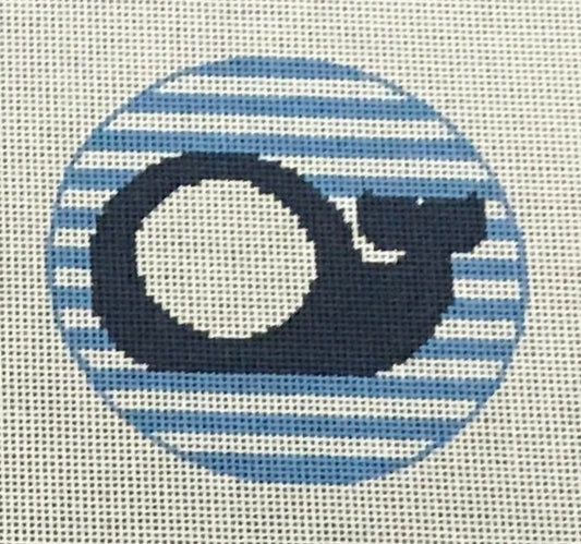 RD181 Whale Monogram Round