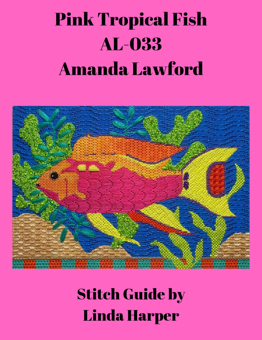 AL-033 Pink Tropical Fish Stitch Guide