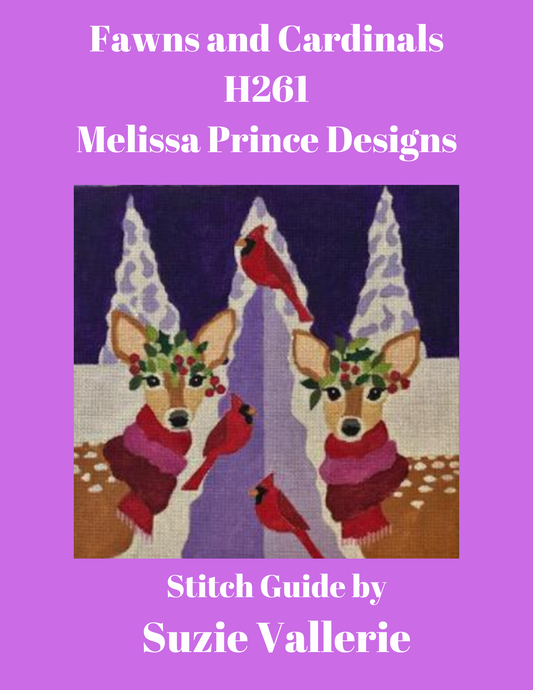 H261 Fawns and Cardinals Stitch Guide