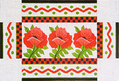 B-35 Red Poppies Brick